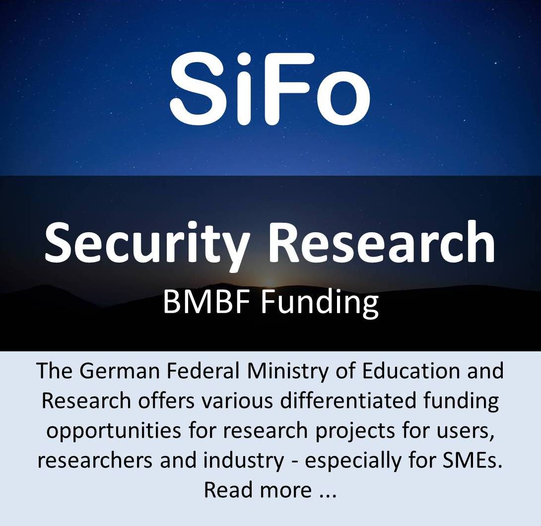 The German Federal Ministry of Education and Research offers various differentiated funding opportunities for research projects for users, researchers and industry - especially for SMEs.